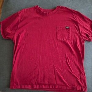 Dickies 2X Mens red t-shirt
